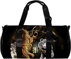 Gym Bags for Men,Travel Duffel Bags for Women,Dragon Tiger Tai Chi Gossip,Workout Bag