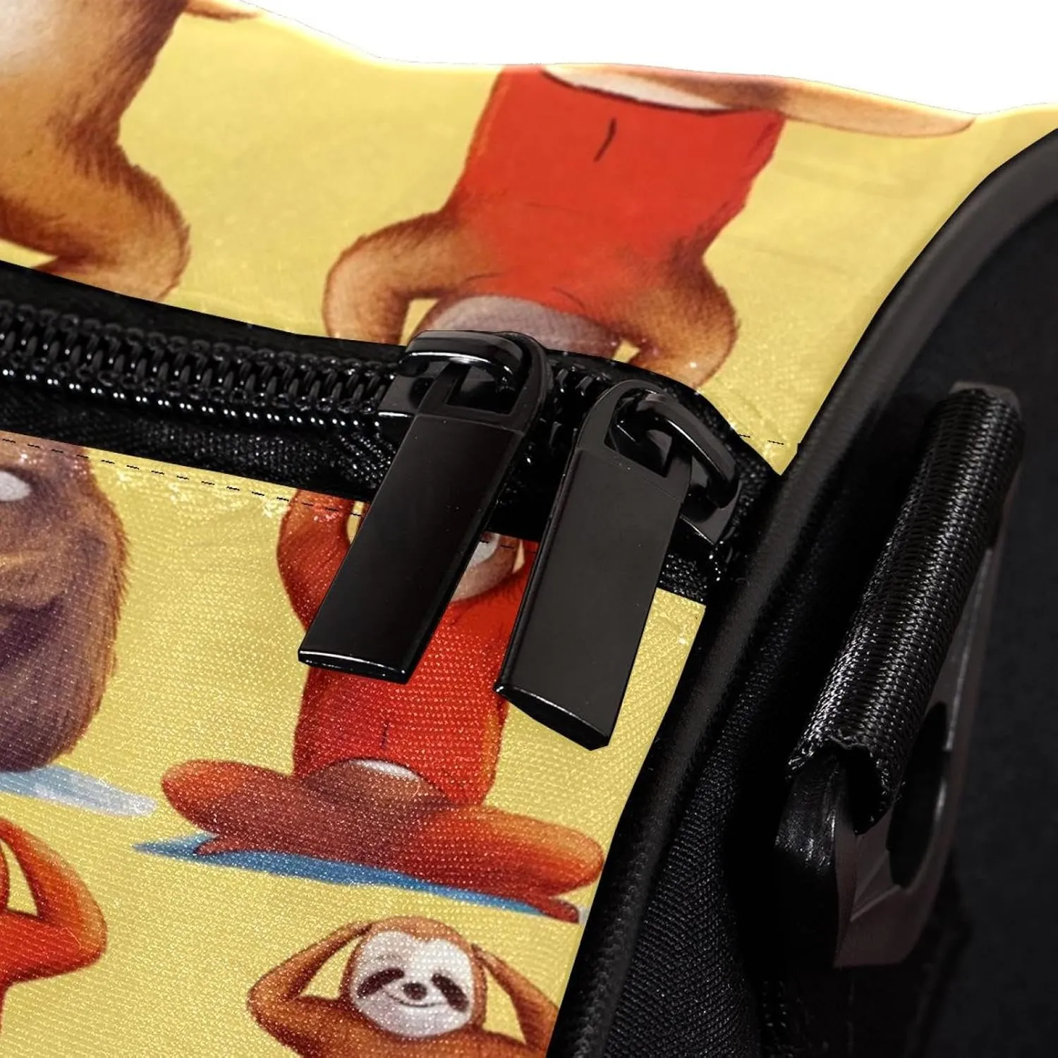 Gym Bags for Women,Duffle Bag for Travel,Exercise Funny Sloth Yoga,Gym Bag for Men