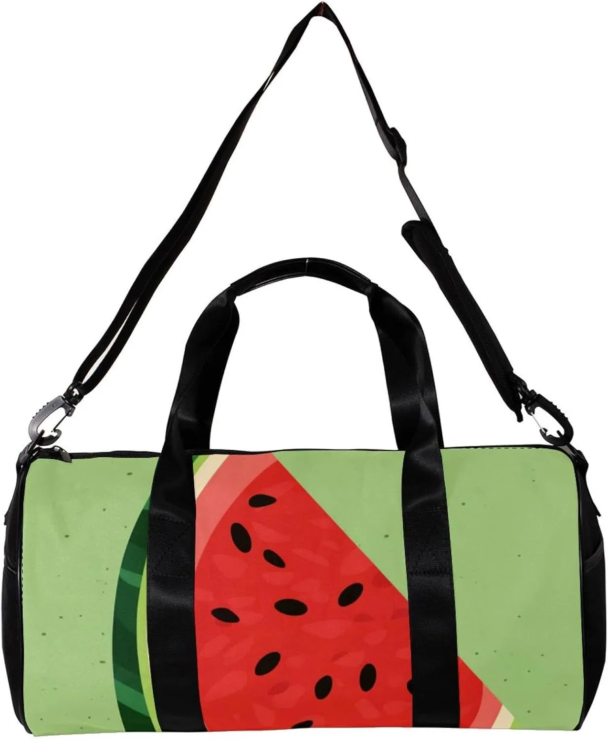 Gym Bags for Women,Duffle Bag for Travel,Fruit Texture Watermelon,Gym Bag for Men
