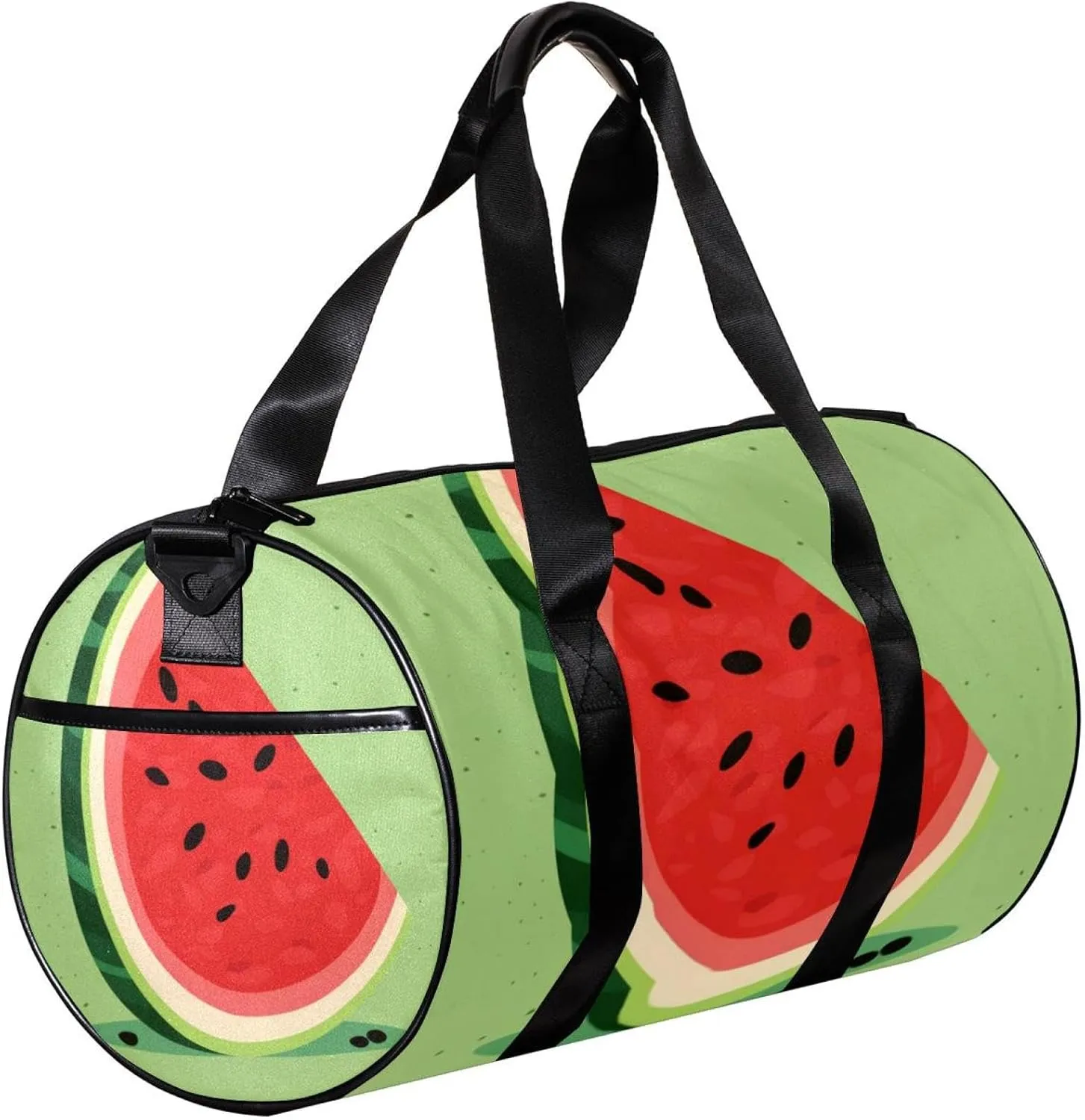 Gym Bags for Women,Duffle Bag for Travel,Fruit Texture Watermelon,Gym Bag for Men