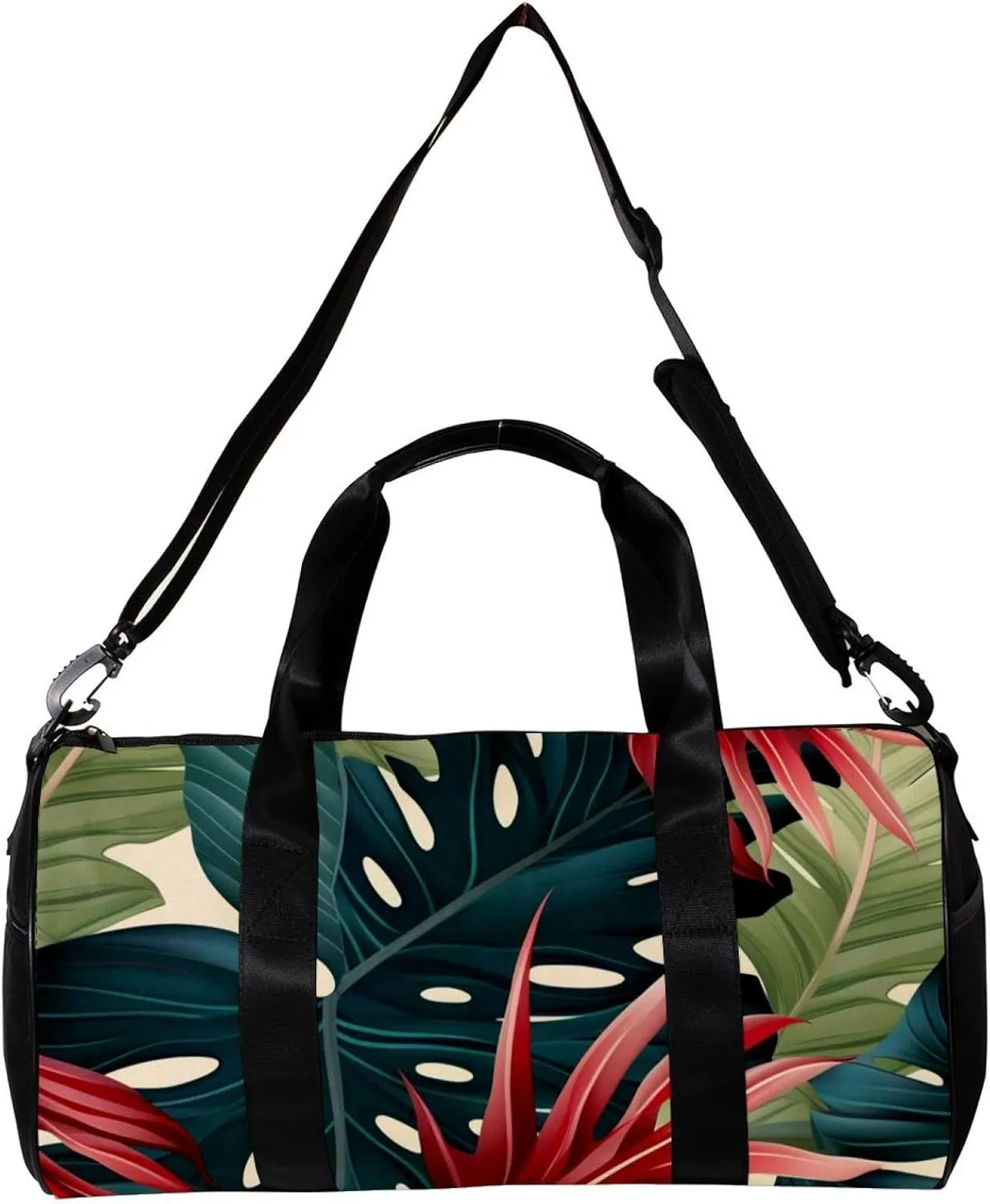 Gym Bags for Women,Duffle Bag for Travel,Tropical Levaes,Gym Bag for Men