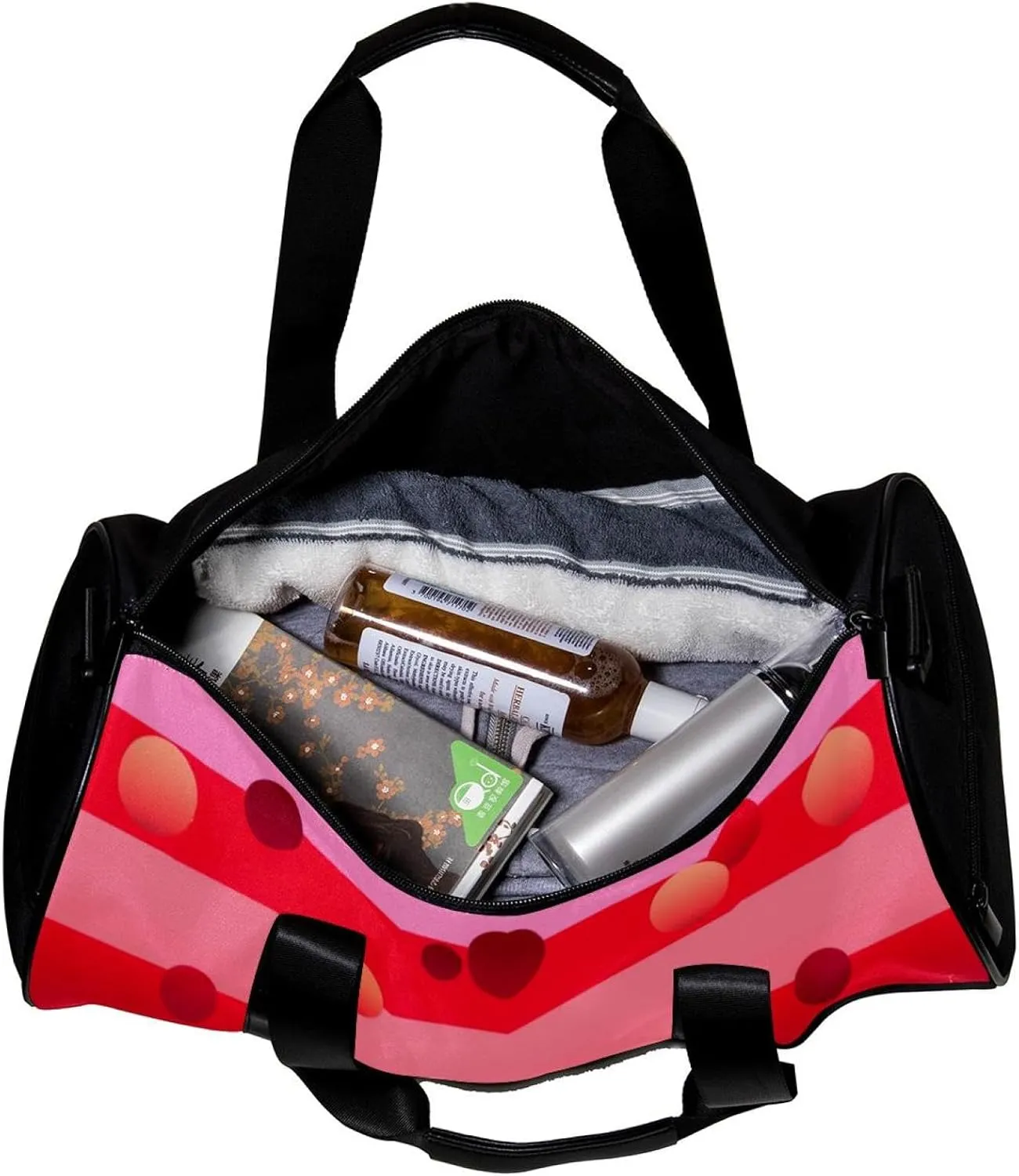 Gym Bags for Women,Duffle Bag for Travel,Watermelon Stripes,Gym Bag for Men