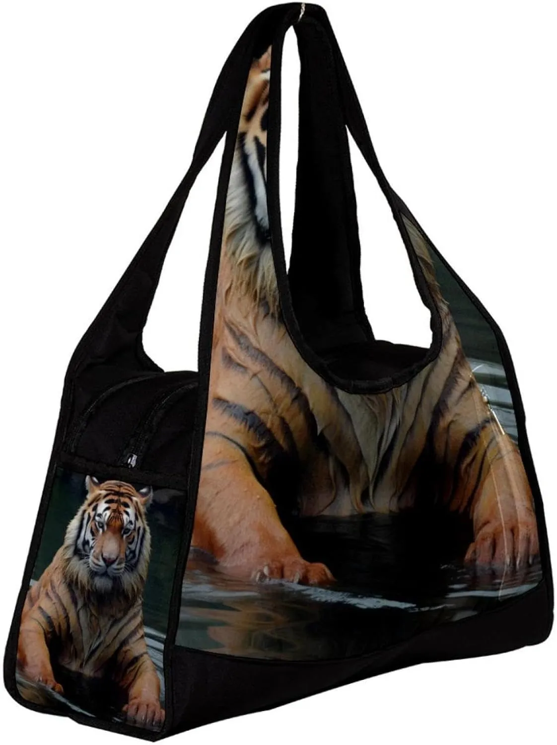 Gym Bags for Women,Duffle Bag for Travel,Wildlife Tiger,Gym Bag for Men