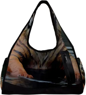 Gym Bags for Women,Duffle Bag for Travel,Wildlife Tiger,Gym Bag for Men