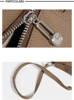 Handcrafted Top Grain Leather Crossbody Bag for Women With Detachable Strap, Multiple Colors, Spacious Organizer