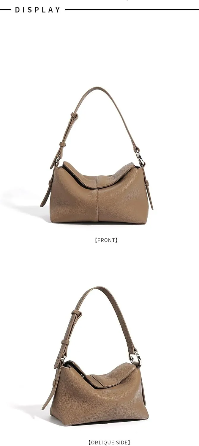 Handcrafted Top Grain Leather Crossbody Bag for Women With Detachable Strap, Multiple Colors, Spacious Organizer