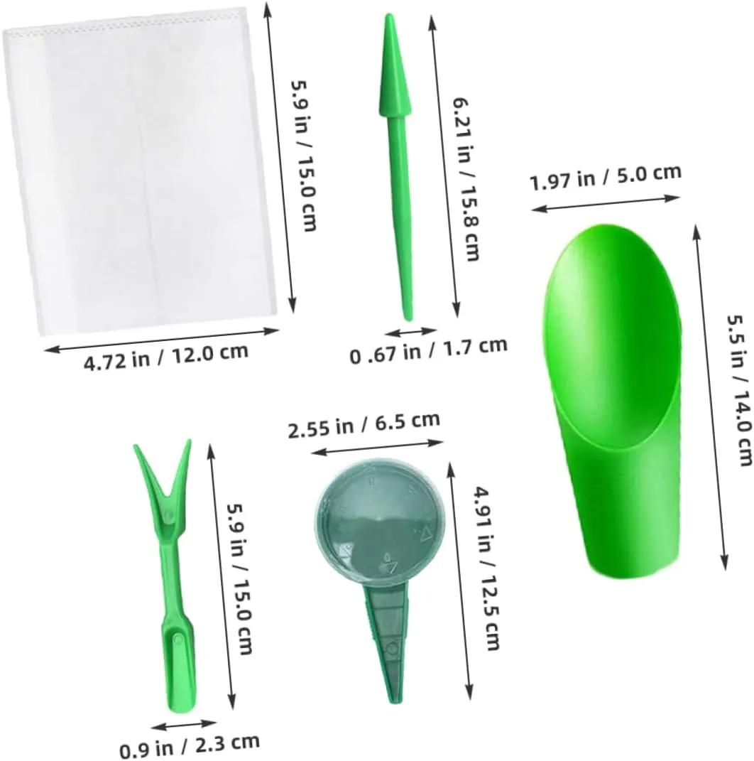 Happyyami Garden Bags to Grow Vegetables 209pcs Plant Growing Bags Non-Woven Nursery Supplies Set