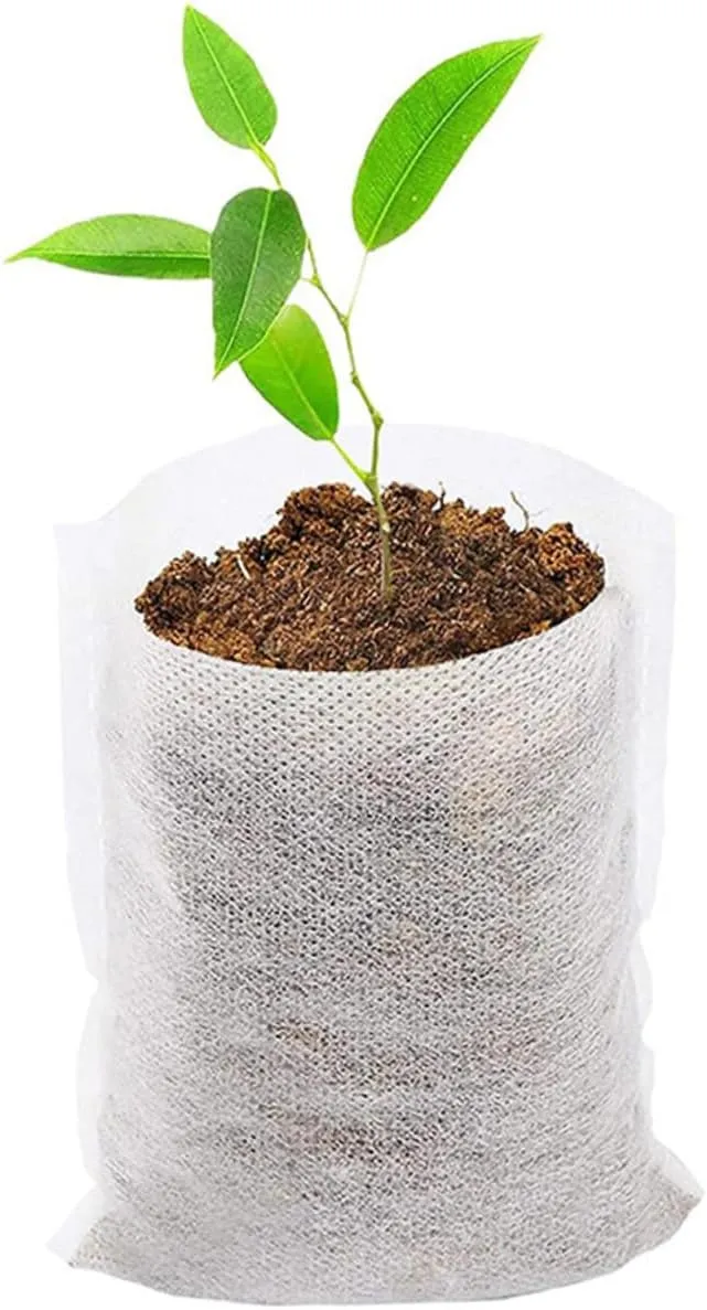 Happyyami Garden Bags to Grow Vegetables 209pcs Plant Growing Bags Non-Woven Nursery Supplies Set