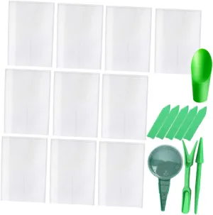 Happyyami Garden Bags to Grow Vegetables 209pcs Plant Growing Bags Non-Woven Nursery Supplies Set