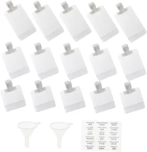 Happyyami Travel Toiletry Bag 18pcs Squeeze Pouches Essential Oil Travel Case Portable Emulsion Packing Bags