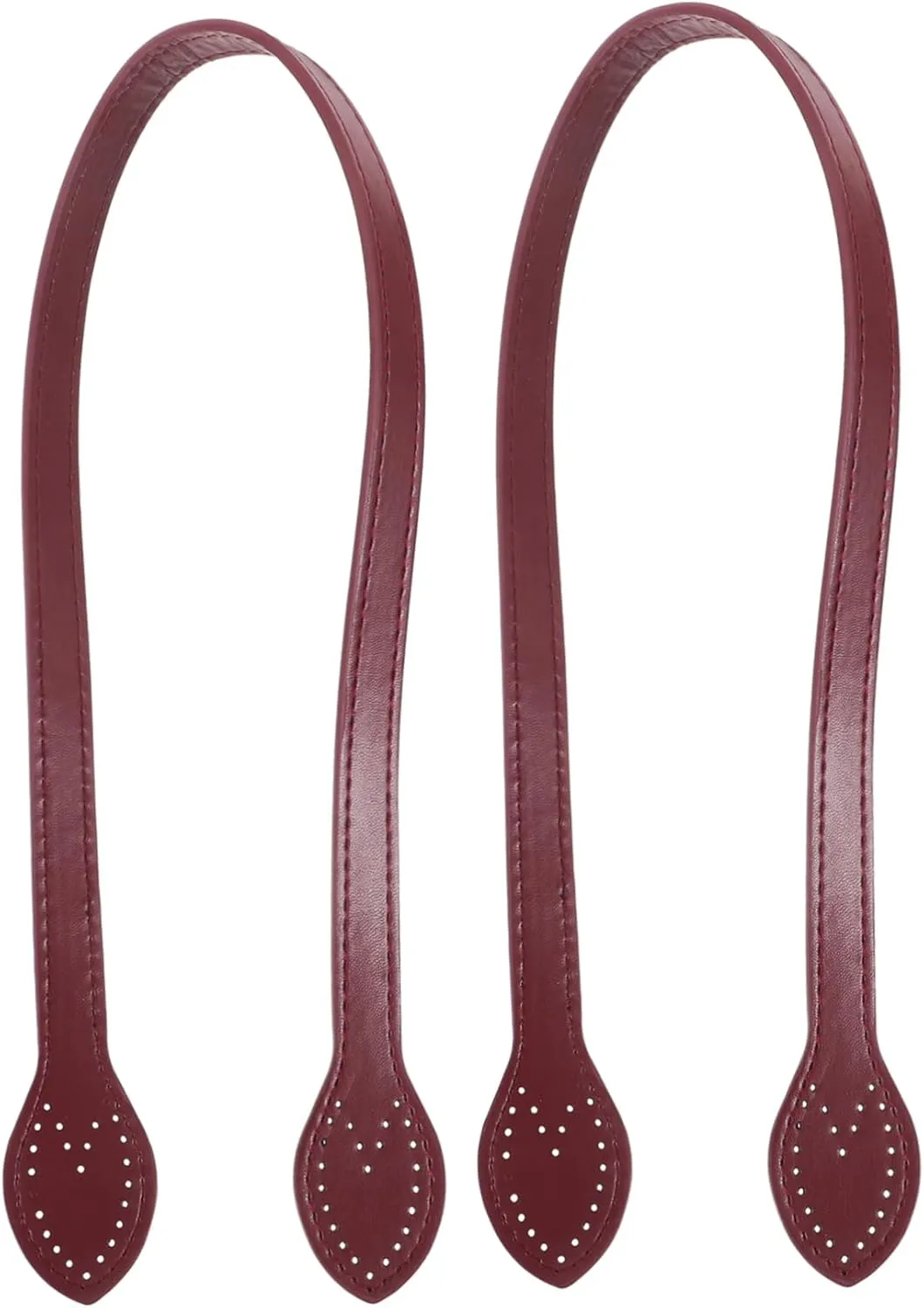 HOMSFOU 2pcs Replacement Purse Straps Purse Extender Chains for Bag Making Handbag Grip Handles Comfortable Anti-Slip Design DIY Tote Bag Accessories