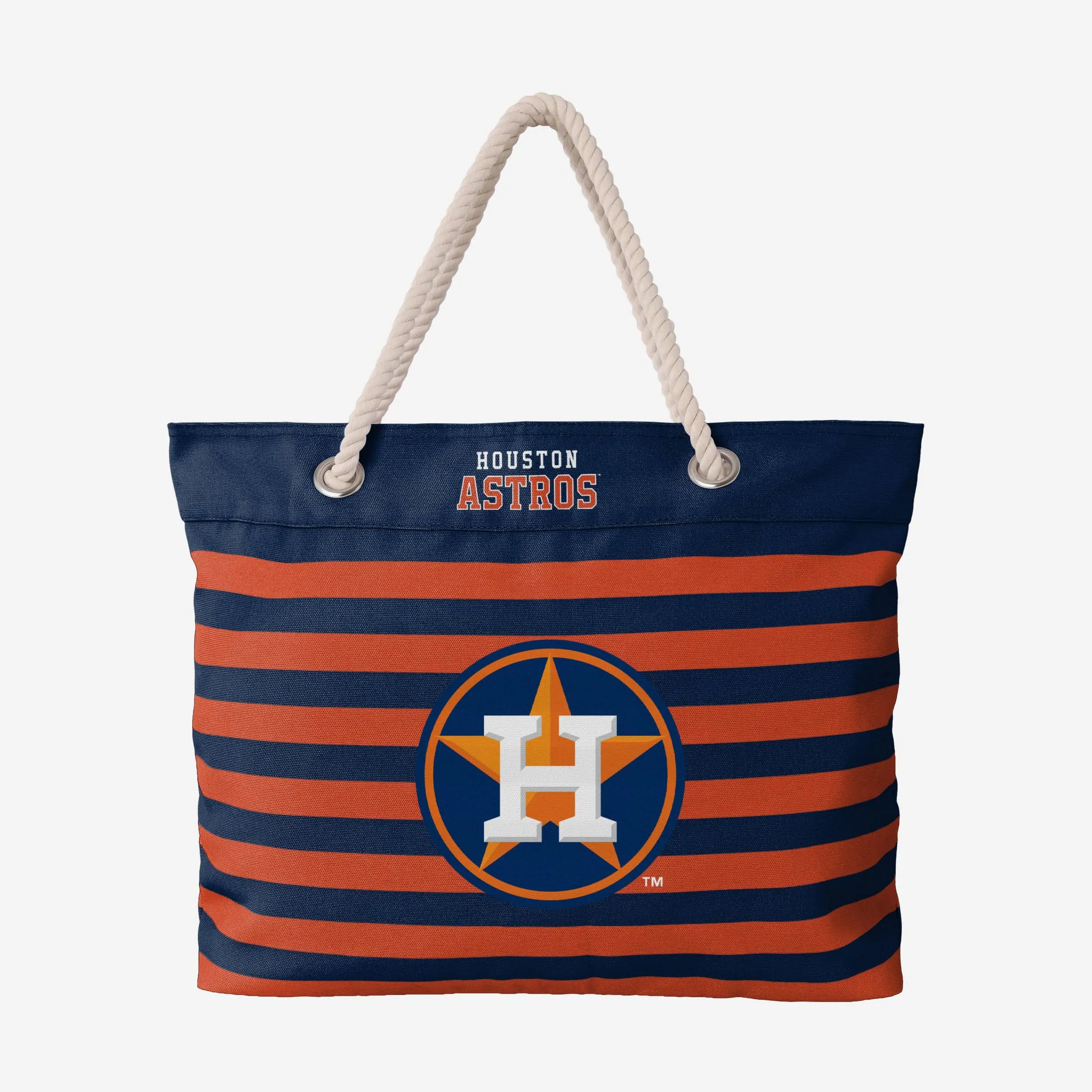 Houston Astros Nautical Stripe Tote Bag