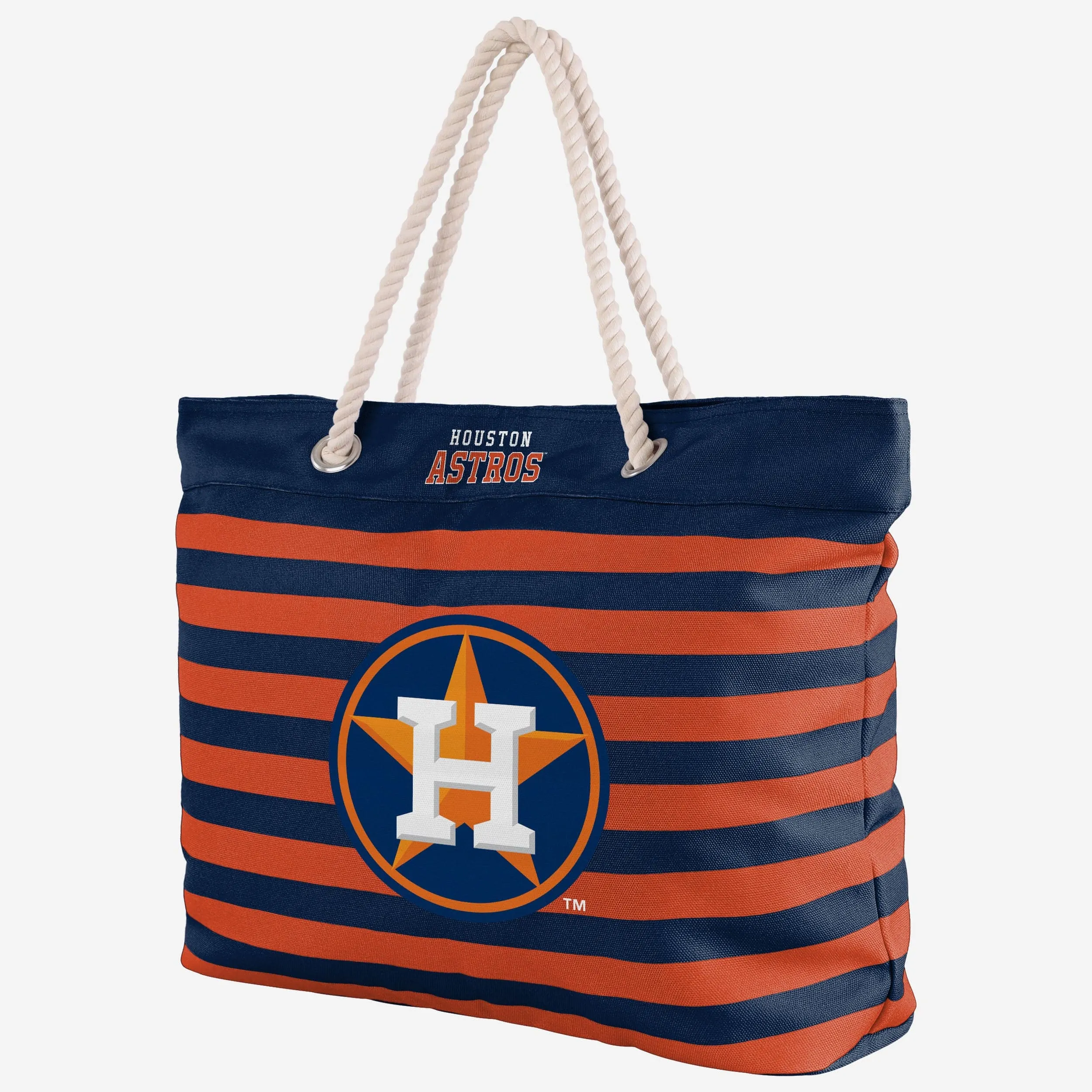 Houston Astros Nautical Stripe Tote Bag