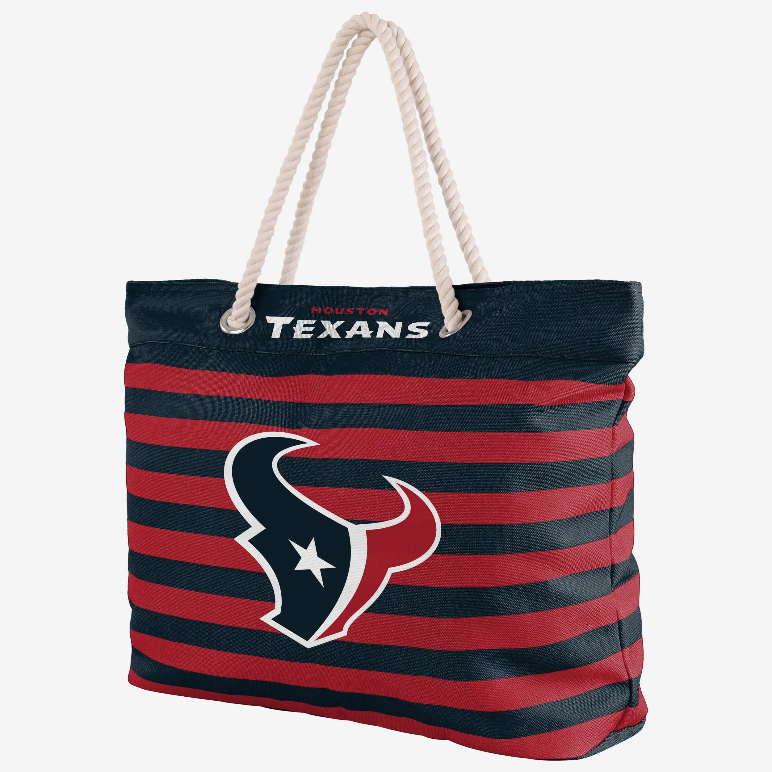 Houston Texans Nautical Stripe Tote Bag