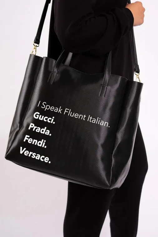 I Speak Fluent Italian Shoulder Bag