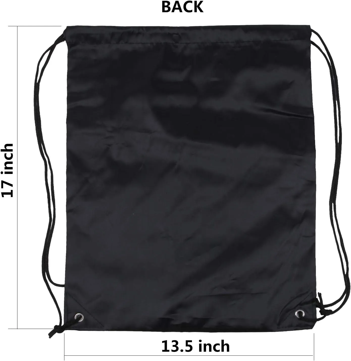ICObuty Sports Gym Bag Sack Cheerleading Cheerleader Drawstring Backpack 6 Pack Men Women 210D Polyester (Purple/Black)