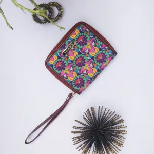 IMARS Urban Tribe Print Mini Wallet Tan