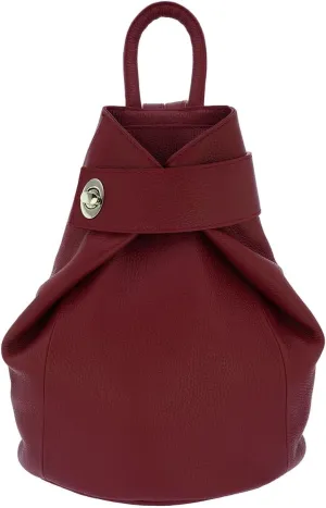 Italian Genuine Leather Ostrich Pattern Top Dual Handles Tote Shoulder Bag Backpack Handbag For Women