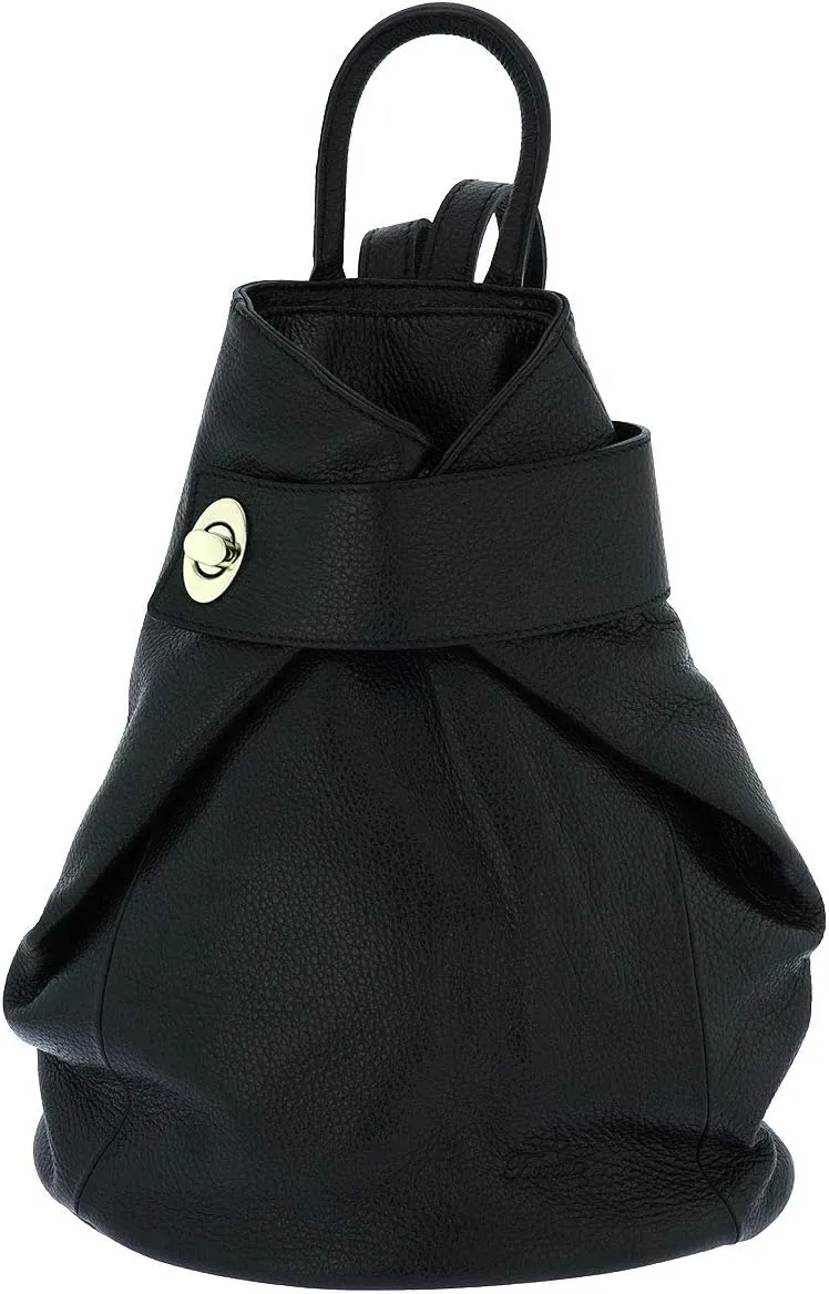 Italian Genuine Leather Ostrich Pattern Top Dual Handles Tote Shoulder Bag Backpack Handbag For Women