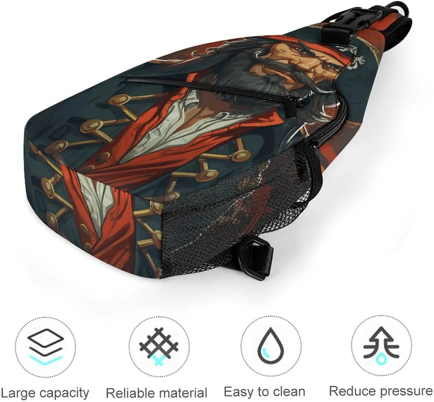 Italy-Tuscan Crossbody Sling Bag, Travel Backpack, Hiking Sling Bags, Chest Bag, Shoulder Bags, Daypack