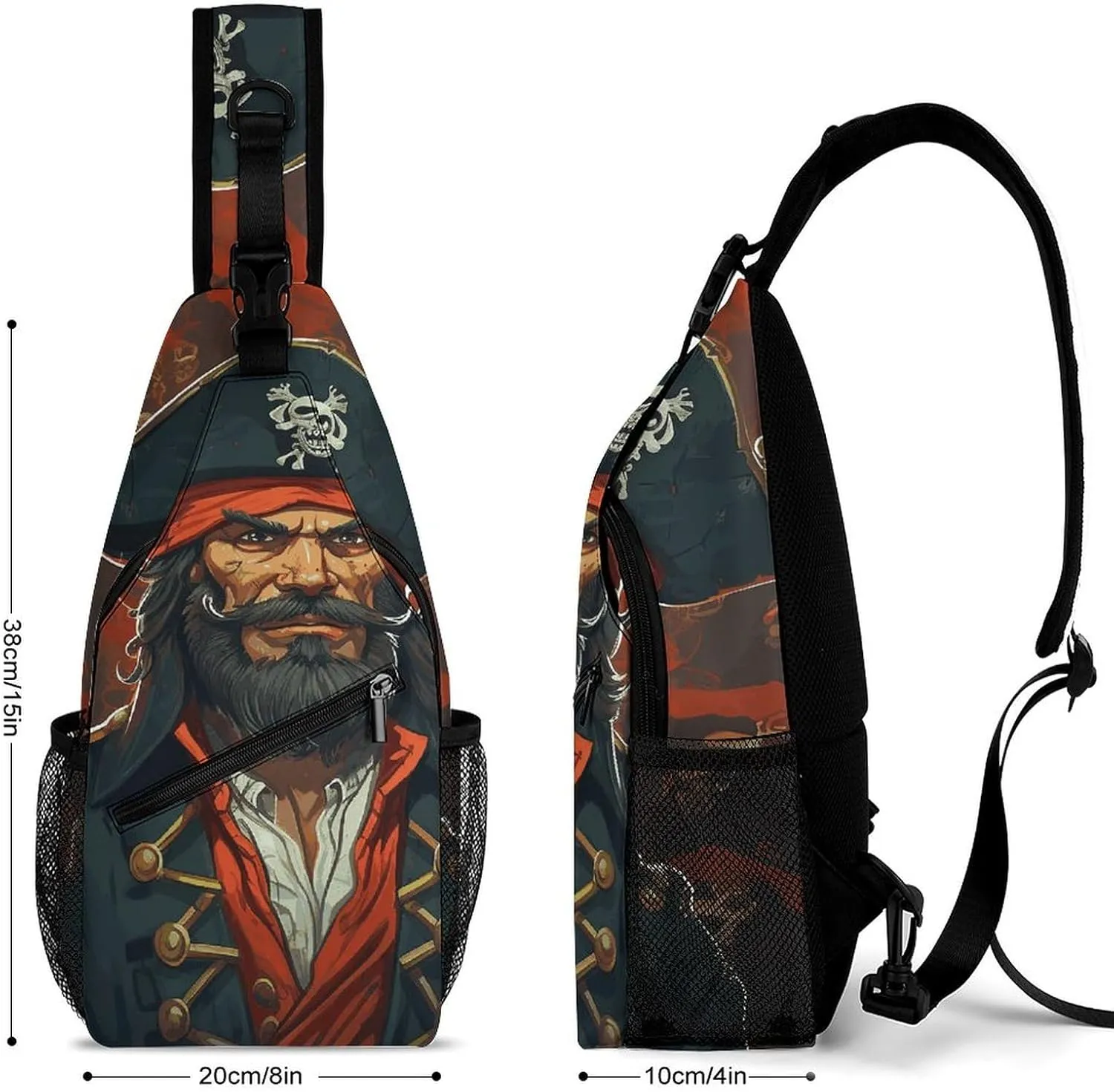 Italy-Tuscan Crossbody Sling Bag, Travel Backpack, Hiking Sling Bags, Chest Bag, Shoulder Bags, Daypack
