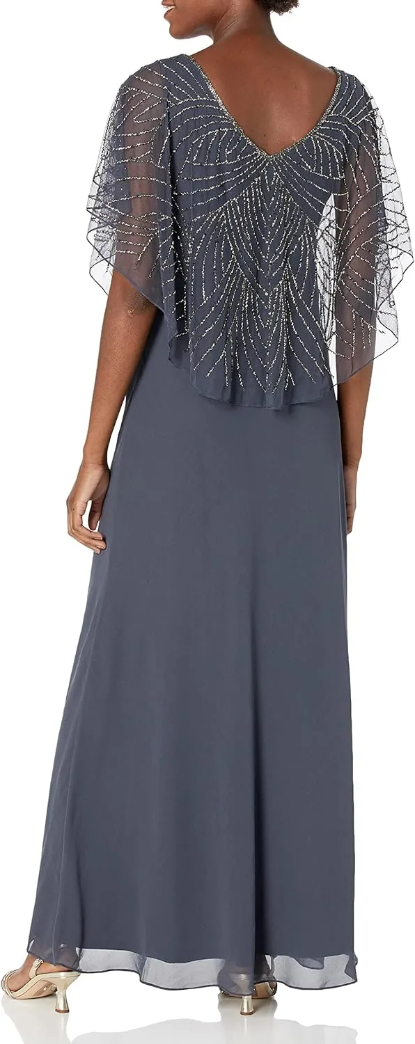 J Kara Women's Capelet Dress