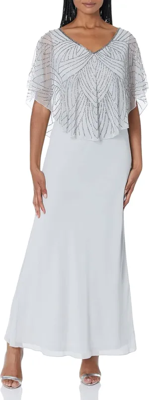 J Kara Women's Capelet Dress