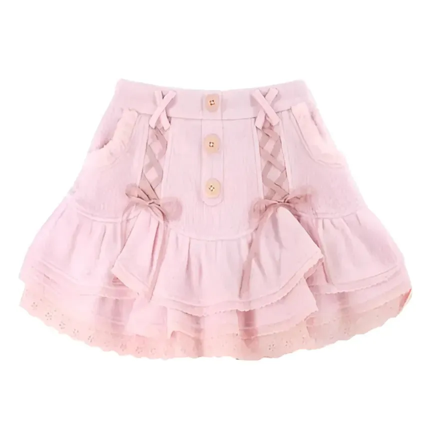 Japanese Style Mini Skirt and Blouse