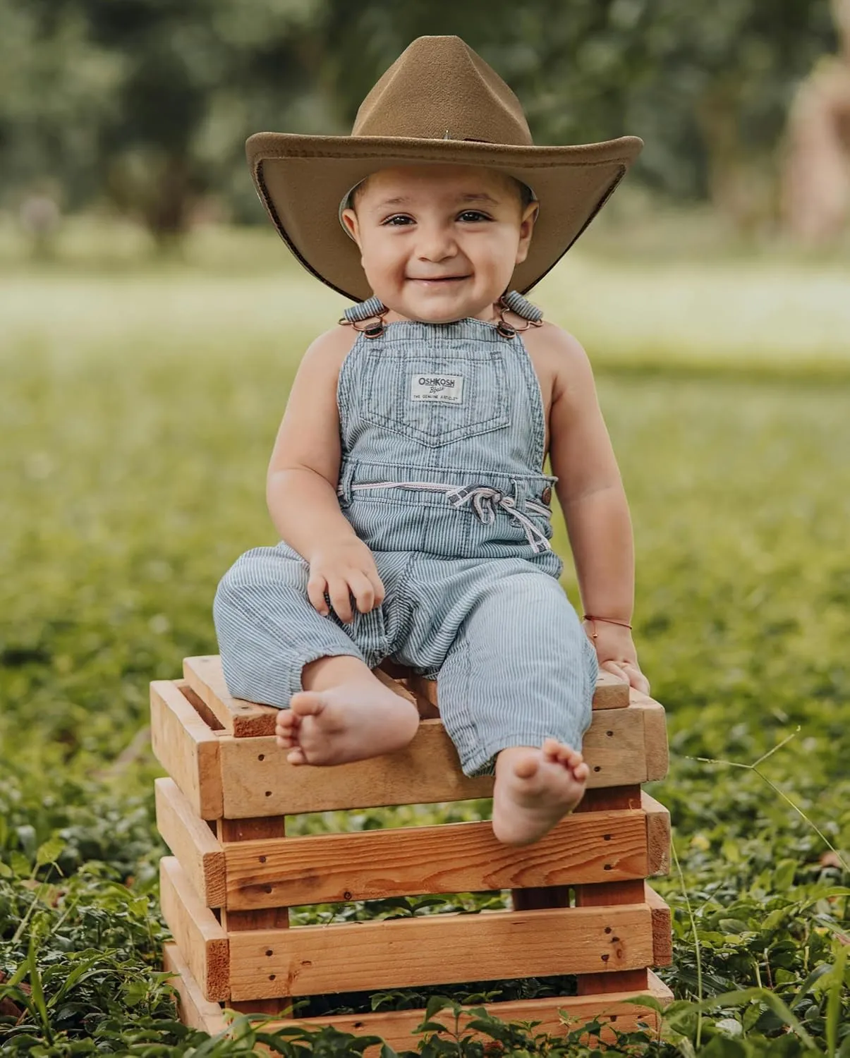 Jastore Toddler Baby Cowboy Hat Infant Baby Boys Girl Cowgirl Hats Kids Western Cowboy Hat