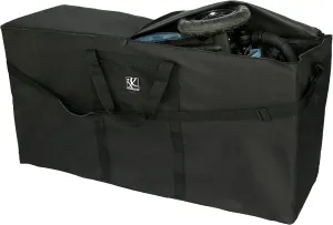 JL Childress Standard and Dual Stroller Travel Bag, Black,JE