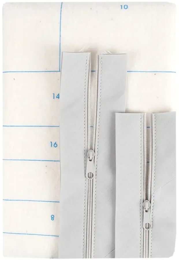 June Tailor Quilt As You Go Cosmetic Bags Gray