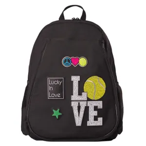Juniors` Lucky x Supermix Patch Tennis Backpack Black