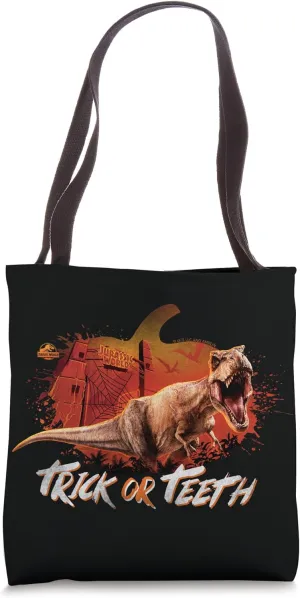 Jurassic Park T-Rex Trick-or-Teeth Halloween Tote Bag