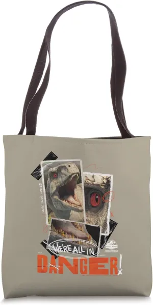 Jurassic World: Chaos Theory Danger Tote Bag