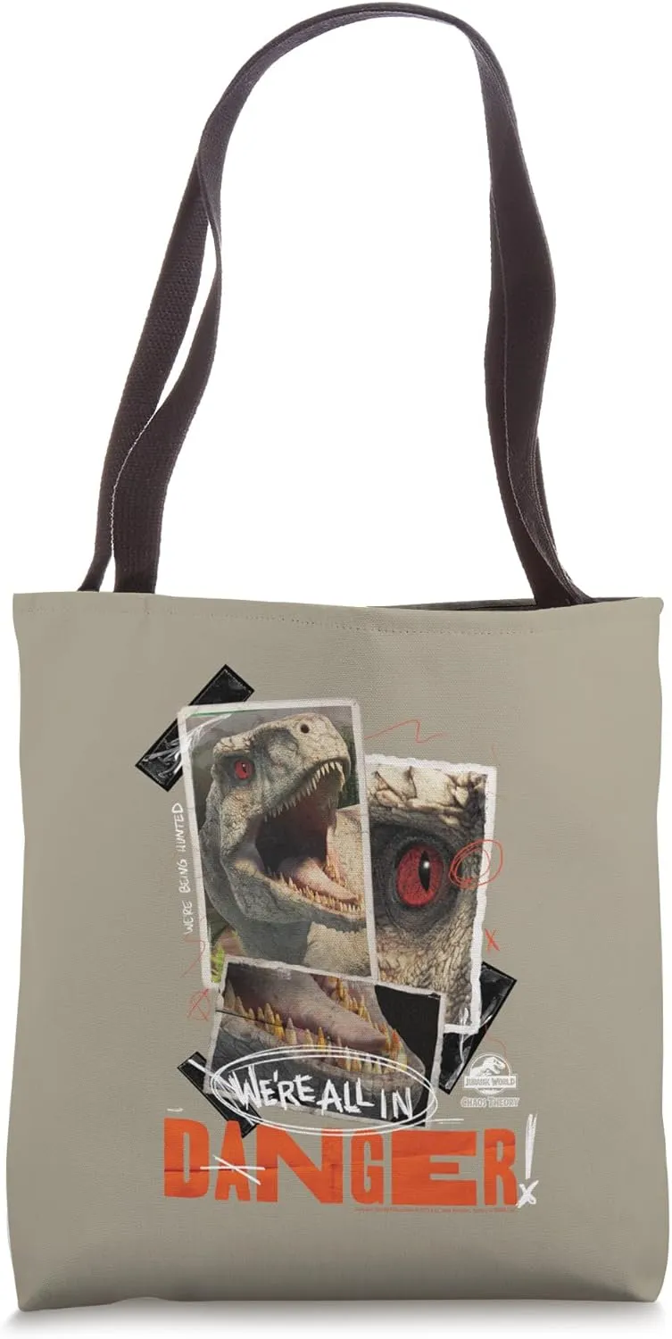 Jurassic World: Chaos Theory Danger Tote Bag