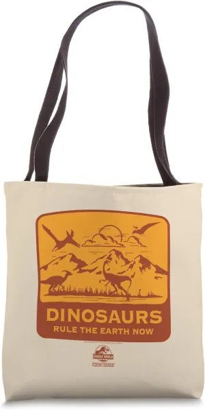 Jurassic World: Chaos Theory Dinosaurs Rule the Earth Now Tote Bag