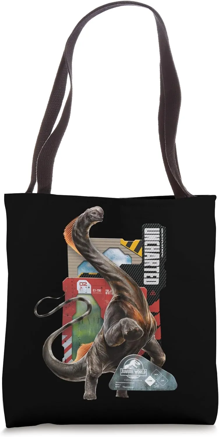 Jurassic World Rebirth Titanosaurus Destination Uncharted Tote Bag