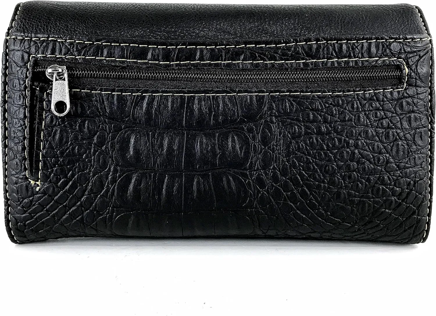 Justin West Paisley Embroidery Floral Tooled Leather Rhinestone Cross Shoulder Concealed Carry Handbag Purse