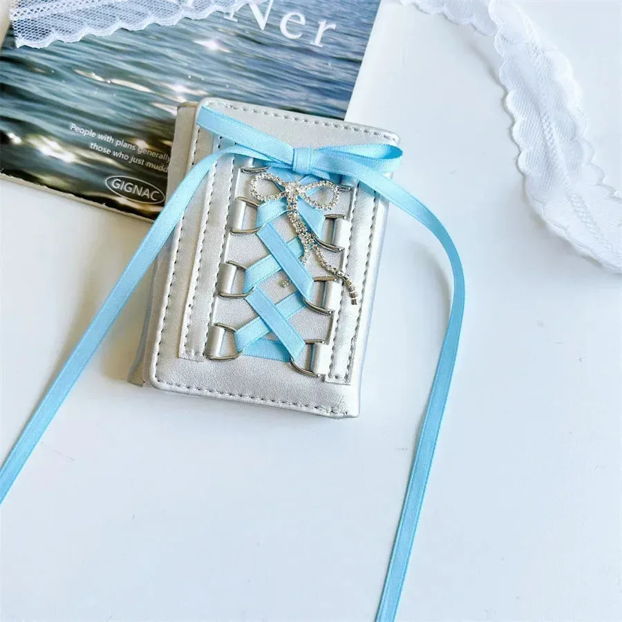Kawaii Bow Mini Wallet for Women 💖✨ | Cute PU Leather Coin Purse in Y2K Style 🌈 | Adorable Casual Accessory 🎀