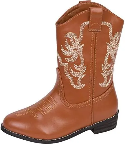 Kids Cowboy Boots Girl and Boy Horseback Riding Boots