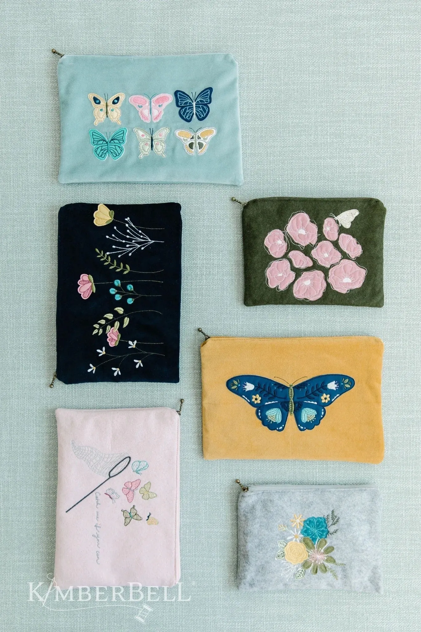 Kimberbell Blossoms & Butterflies: Kimberblank Appliques Machine Embroidery CD