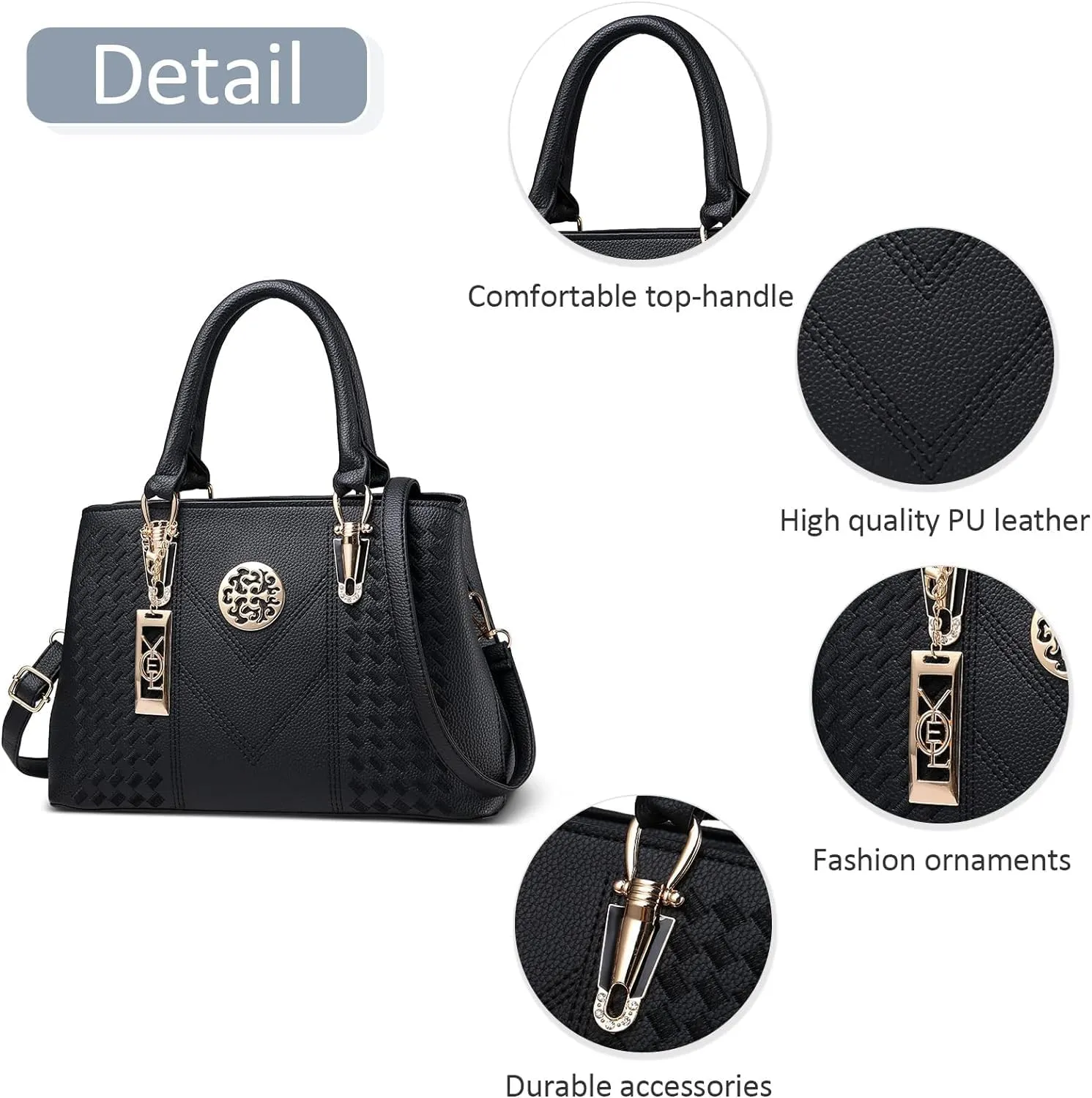 Ladies Handbag Elegant Womens Shoulder Bag Casual Messenger Bag