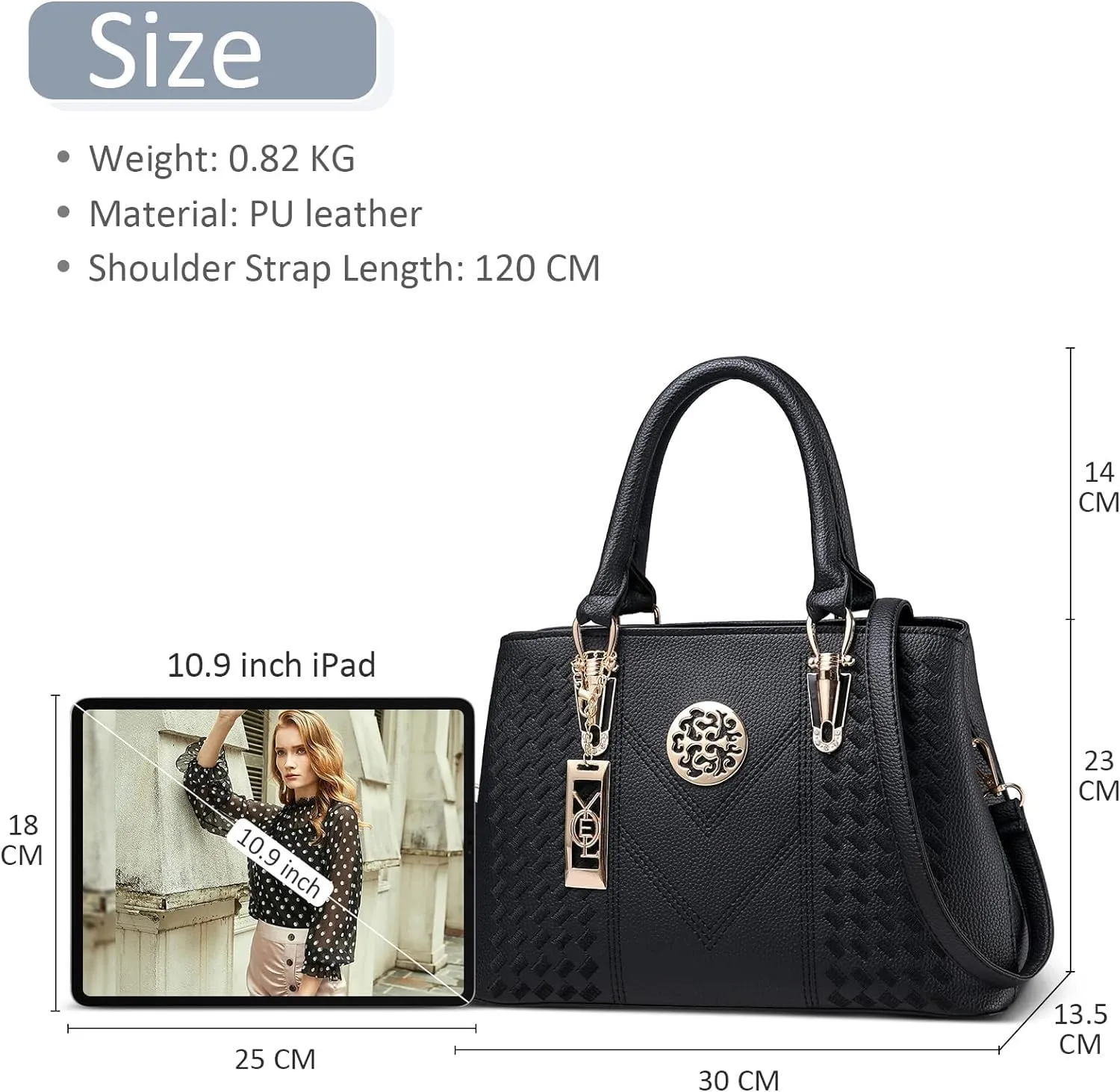 Ladies Handbag Elegant Womens Shoulder Bag Casual Messenger Bag