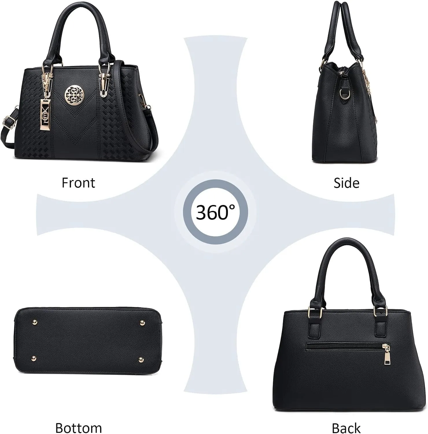 Ladies Handbag Elegant Womens Shoulder Bag Casual Messenger Bag