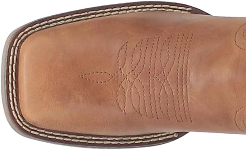 Laredo Womens Mara Embroidery Square Toe Casual Boots Mid Calf Low Heel 1-2" - Brown, Purple