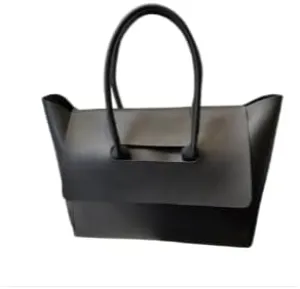 Large Capacity Burgundy PU Leather Tote Bag, Fashion Shoulder Handbag for Women, Minimalist Design