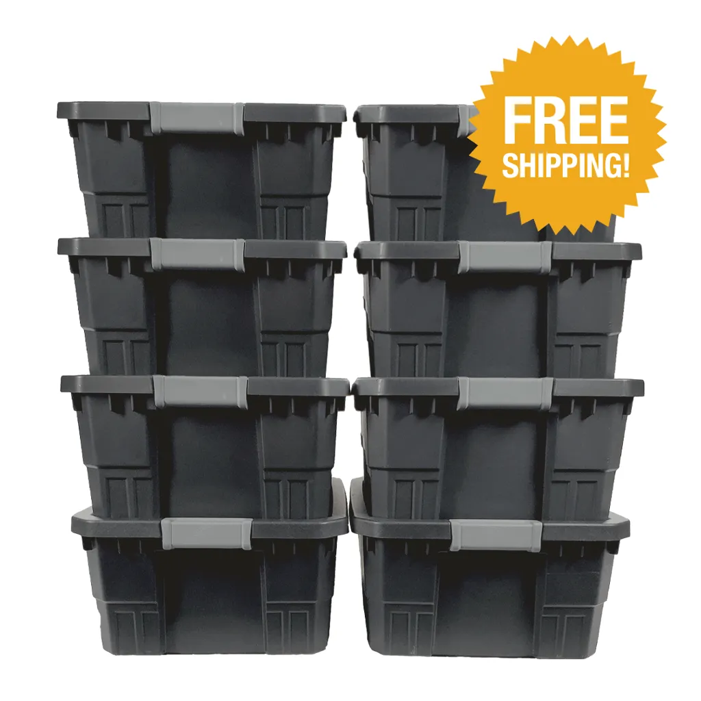 Large Stackable Storage Totes
