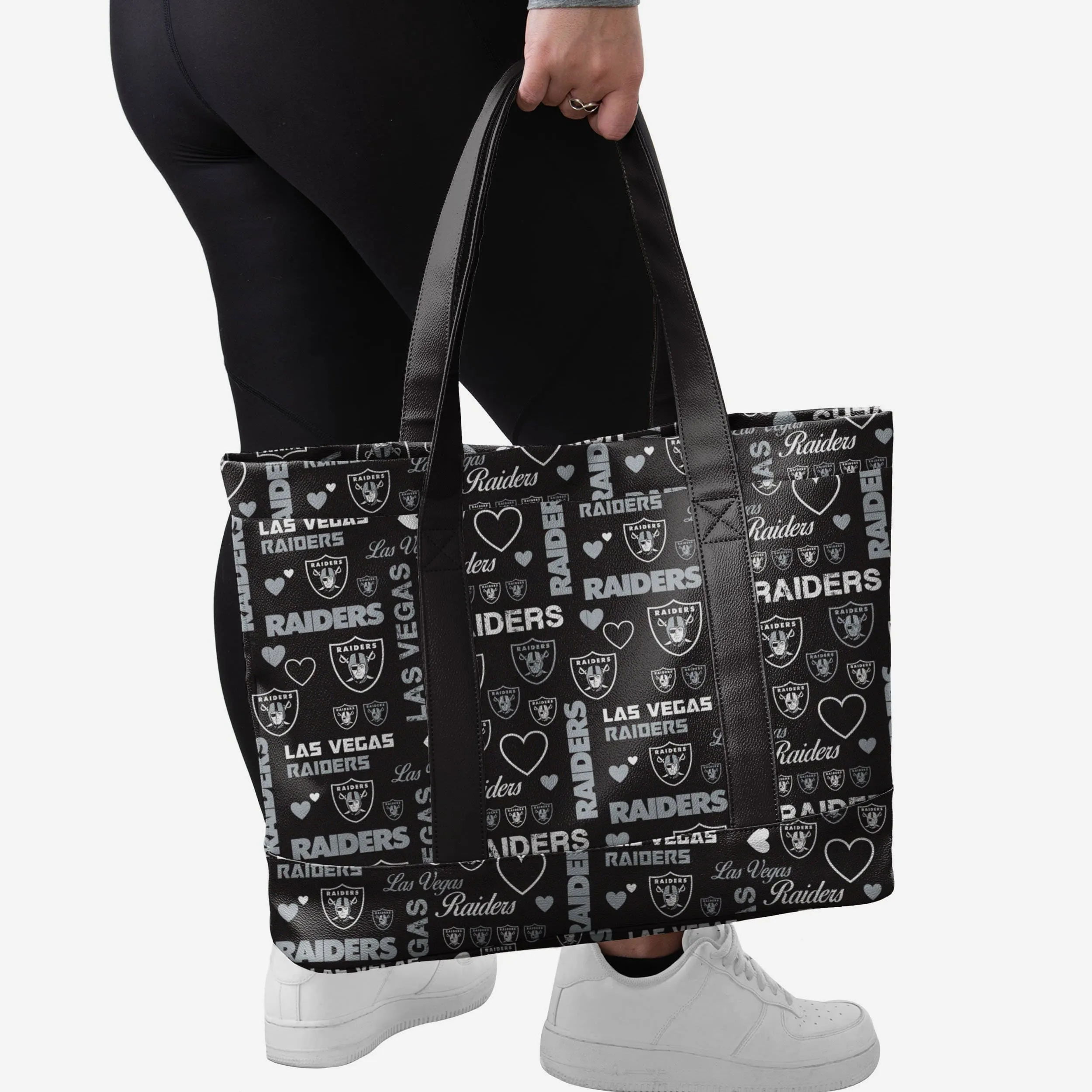 Las Vegas Raiders Logo Love Tote Bag
