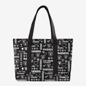 Las Vegas Raiders Logo Love Tote Bag