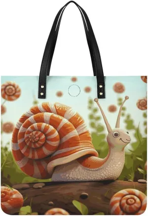 Leather Handbag for Women Tote Bag with Magnetic Buckle Angel with Blue Wings Crossbody Bag Shoulder Bags